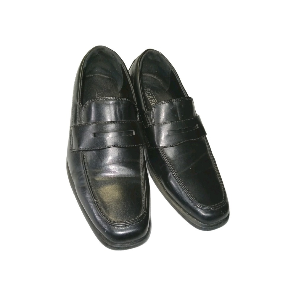 Borelli Dress Loafer Black Boy's Size 4m